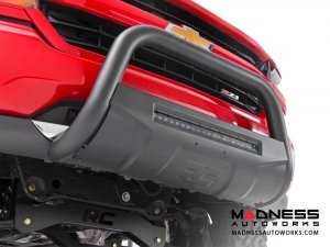 GMC Yukon Black Bull Bar w/ LED Light Bar (2007 - 2018) 